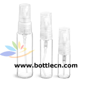 glass vials clear glass vials with natural sprayers and overcaps